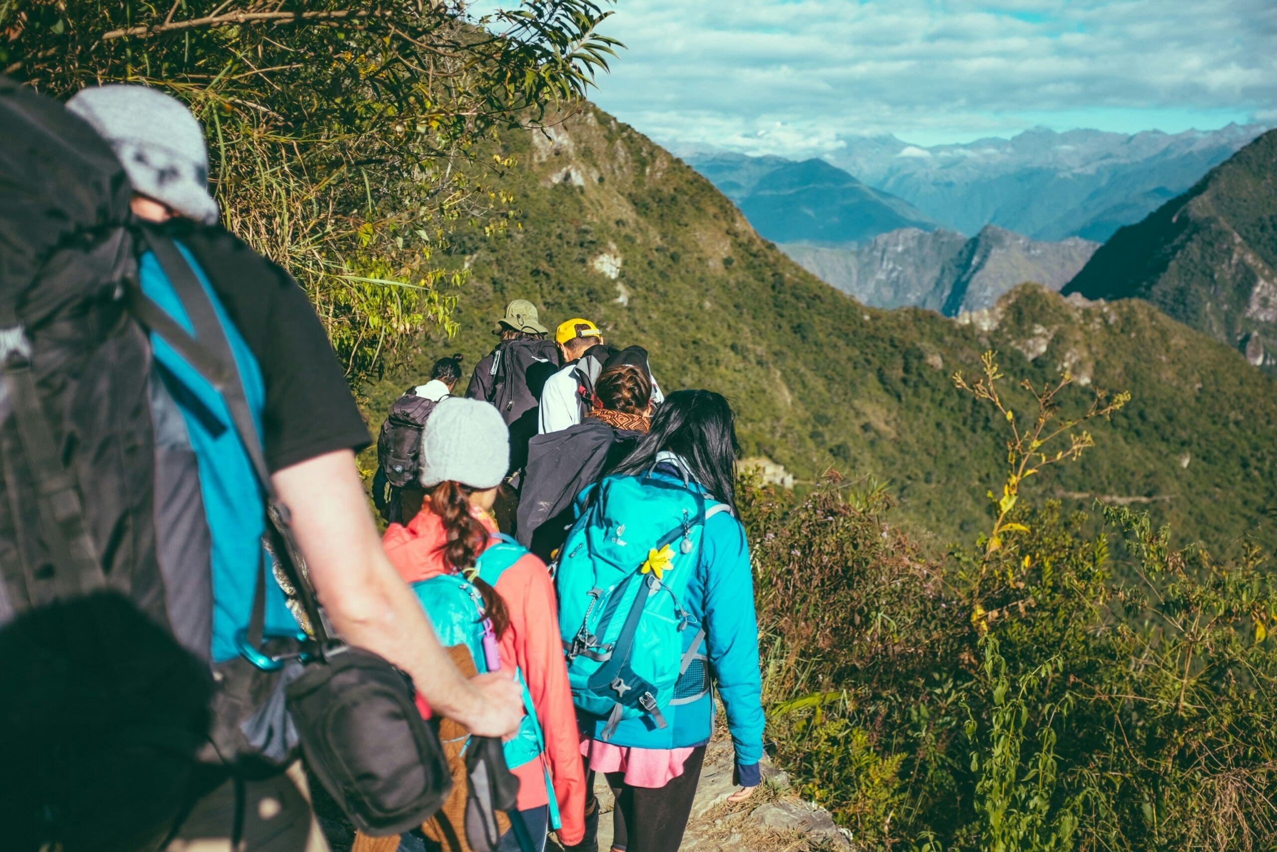 active travel hiking